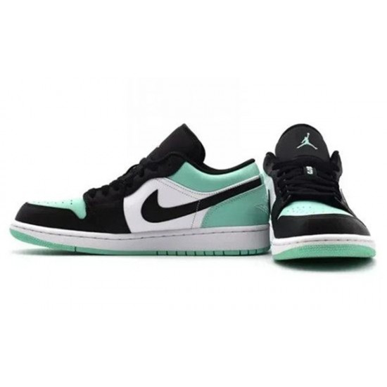 LJR Jordans 1 Low Emerald Rise Shoes 553558-117