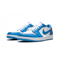 LJR Jordans 1 Low "UNC" UNIVERSITY BLUE/WHITE Shoes AO9944 441