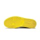 LJR Jordans 1 Mid Yellow Toe BLACK/BLACK-TOUR YELLOW Shoes 852542 071