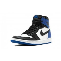 LJR Jordans 1 Retro High OG “Fragment” BLACK/SPORT ROYAL-WHITE Shoes 716371 040