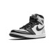 LJR Jordans 1 Retro High Silver Toe BLACK/METALLIC SILVER-WHITE-BL Shoes CD0461 001