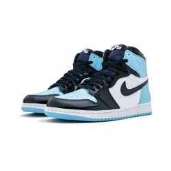 LJR Jordans 1 High OG “UNC Patent Leather” OBSIDIAN/BLUE Shoes CD0461 401