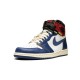 LJR Jordans 1 Retro High OG NRG “Union &Storm Blue” WHITE RED Shoes BV1300 146