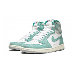 LJR Jordans 1 High "Turbo" TURBO GREEN/SAIL-WHITE Shoes 555088 311