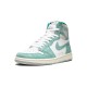 LJR Jordans 1 High Turbo TURBO GREEN/SAIL-WHITE Shoes 555088 311