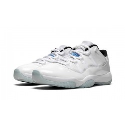 LJR Jordans 11 Low "Legend Blue" WHITE/WHITE-BLACK-LEGEND BLUE Shoes AV2187 117