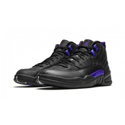 LJR Jordans 12 "Dark Concord" BLACK/BLACK-DARK CONCORD Shoes CT8013 005