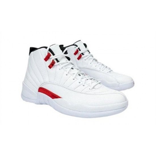 LJR Jordans 12 Twist White Red Shoes CT8013-106
