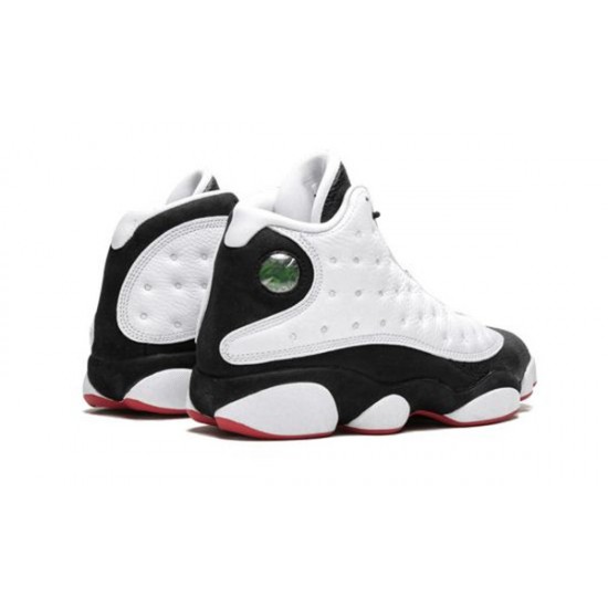 LJR Jordans 13 He Got Game Obsidian White/Black-True Red Shoes 414571 104