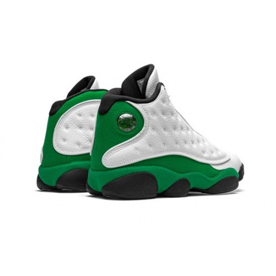 LJR Jordans 13 Lucky Green WHITE/BLACK-LUCKY GREEN Shoes DB6537 113