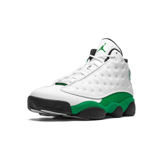 LJR Jordans 13 Lucky Green WHITE/BLACK-LUCKY GREEN Shoes DB6537 113