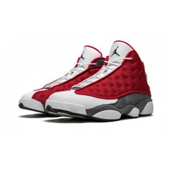 LJR Jordans 13 "Red Flint" Gym Red/Flint Grey/White/Black Shoes DJ5982 600