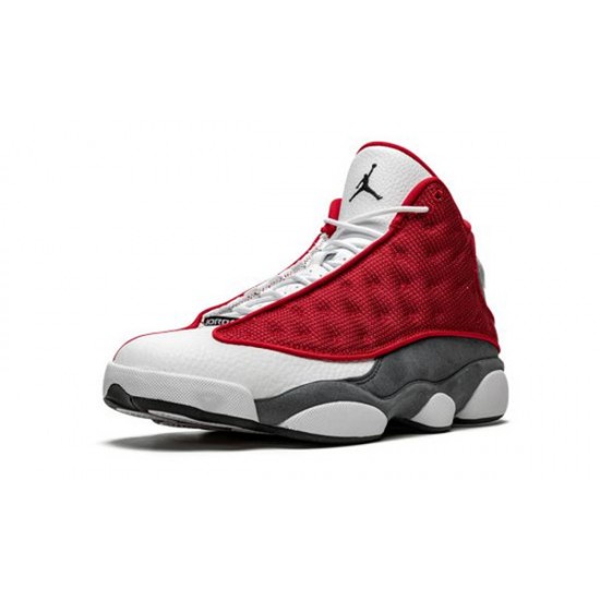 LJR Jordans 13 Red Flint Gym Red/Flint Grey/White/Black Shoes DJ5982 600