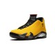 LJR Jordans 14 FerrariYellow UNIVERSITY GOLD/BLACK-UNIVERSI Shoes BQ3685 706