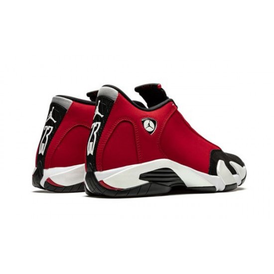 LJR Jordans14 Gym Red BLACK/WHITE-OFF WHITE-GYM RED Shoes 487471 006