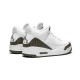 LJR Jordans 3 Mocha WHITE/CHROME/DARK MOCHA Shoes 136064 122