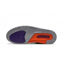 LJR Jordans 3 "Court Purple Black Cement" BLACK/CEMENT GREY-WHITE-COURT Shoes CT8532 050