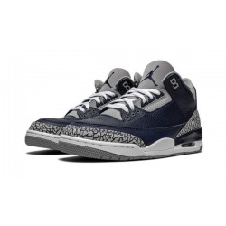 LJR Jordans 3 "Midnight Navy" MIDNIGHT NAVY/CEMENT GREY-WHIT Shoes CT8532 401