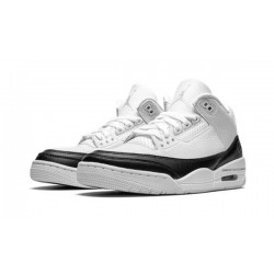 LJR Jordans 3 Retro Fragment WHITE/BLACK-WHITE Shoes DA3595 100