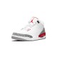 LJR Jordans 3 Retro Hall of Fame WHITE/FIRE RED-CEMENT GREY Shoes 136064 116