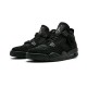 LJR Jordans 4 Black Cat BLACK/BLACK-LT GRAPHITE Shoes 308497 002