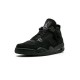 LJR Jordans 4 Black Cat BLACK/BLACK-LT GRAPHITE Shoes 308497 002