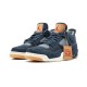 LJR Jordans 4 Retro NRG Levis DENIM/DENIM-SAIL-GAME RED Shoes AO2571 401