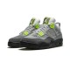 LJR Jordans 4 Retro SE Neon 95 COOL GREY/VOLT-WOLF GREY-ANTHR Shoes CT5342 007