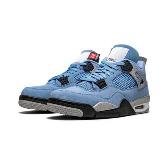 LJR Jordans 4 Retro University Blue UNIVERSITY BLUE/TECH GREY-WHIT Shoes CT8527 400