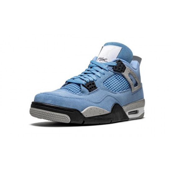 LJR Jordans 4 Retro University Blue UNIVERSITY BLUE/TECH GREY-WHIT Shoes CT8527 400