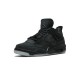 LJR Jordans 4 X KAWS Black BLACK/BLACK-CLEAR-GLOW Shoes 930155 001