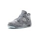 LJR Jordans 4 X KAWS Gray COOL GREY/WHITE Shoes 930155 003