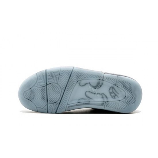 LJR Jordans 4 X KAWS Gray COOL GREY/WHITE Shoes 930155 003