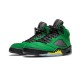 LJR Jordans 5 Oregon APPLE GREEN/BLACK-YELLOW STRIK Shoes CK6631 307