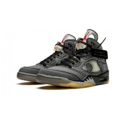 LJR Jordans 5 Retro Black BLACK/MUSLIN-FIRE RED Shoes CT8480 001