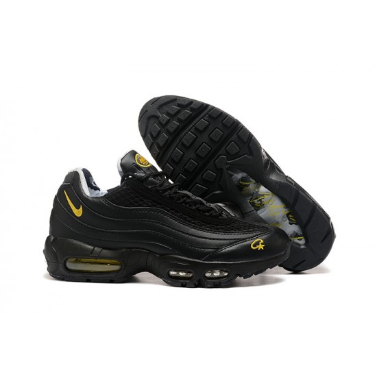 Corteiz x Nike Air Max 95 TT Men Tour Yellow Black Sneakers FB2709-003