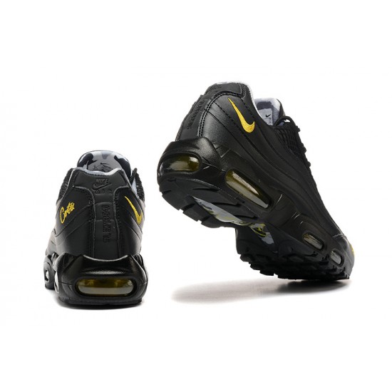 Corteiz x Nike Air Max 95 TT Men Tour Yellow Black Sneakers FB2709-003