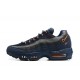 Nike Air Max 95 TT Men Black Blue Sneakers CW7477-400