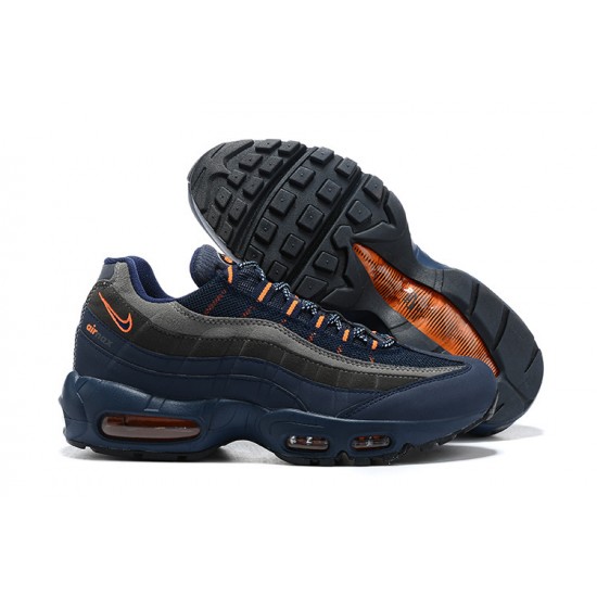 Nike Air Max 95 TT Men Black Blue Sneakers CW7477-400