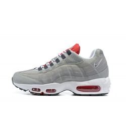 Nike Air Max 95 TT Men Grey White and Red Sneakers 