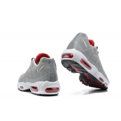 Nike Air Max 95 TT Men Grey White and Red Sneakers 