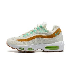 Nike Air Max 95 TT Men White  Green Brown Sneakers CZ0154-100 