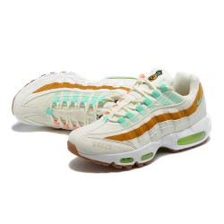 Nike Air Max 95 TT Men White  Green Brown Sneakers CZ0154-100 