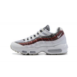 Nike Air Max 95 TT Men White and Red Sneakers