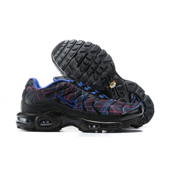 Nike Air Max Plus Tn Men Black Blue AQ9979-400 Sneakers