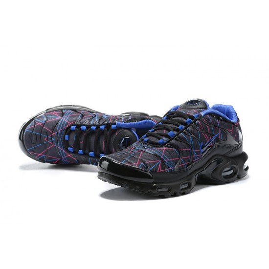 Nike Air Max Plus Tn Men Black Blue AQ9979-400 Sneakers