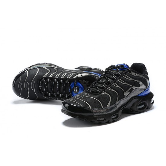 Nike Air Max Plus Tn Men Black Blue CW2646-001 Sneakers