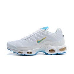 Nike Air Max Plus Tn Men White Blue Sneakers