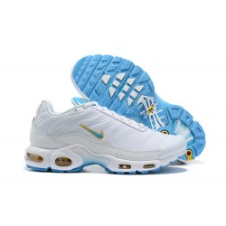 Nike Air Max Plus Tn Men White Blue Sneakers