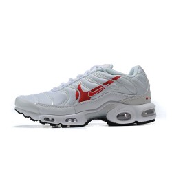 Nike Air Max Plus Tn Men White Red CU3454-100 Sneakers